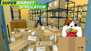 Get free empty boxes for your cats here in Supermarket Simulator Ep 27 [upl. by Eirrak]