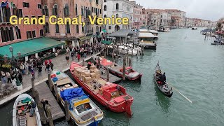 Rialto Bridge and Grand Canal  Venice 🇮🇹 [upl. by Harpole]