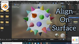 Easily Aligning Objects In Blender  Blender beginner tutorial tips No 03 [upl. by Tterraj525]