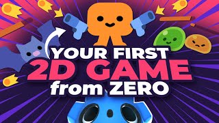 Your First 2D GAME From Zero with GODOT 4 Vampire Survivor Style [upl. by Iand217]