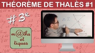 Appliquer le théorème de Thalès 1  Troisième [upl. by Ragg]