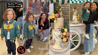 Chris Browns Son Aeko Catori Celebrate His 3rd Birthday Bash With Family FULL VIDEO [upl. by Andy]