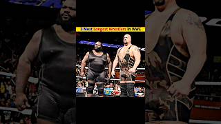 3 Most Longest Wrestlers in WWE😱shorts ytshots WWE [upl. by Ardiek82]