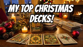 Discover My Ultimate Christmas Tarot Decks🎄 [upl. by Aidekal]