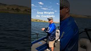 Using snap weights on crankbaits for walleyes fishing fish fishinglife walleye fishingtips [upl. by Werner]