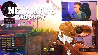 GODLIKE SNIPING On The NEW BO4 MAPS [upl. by Amairam]