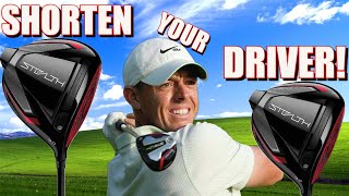 Why 99 of Golfers Should Shorten Their Driver Like Rory McIlroy [upl. by Ramat]