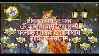 कृष्णाय वासुदेवाय हरये परमात्मने॥ Krishna Mantra for Peace and Positivity 🕉️ Divine Chant [upl. by Neill636]