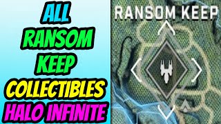 All Ransom Keep Collectibles  Halo Infinite [upl. by Naltiac139]