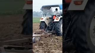 Harrow pulling Harrow jutai Swaraj 744XT  New Tractor Video swaraj [upl. by Aivilys587]