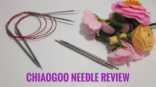 Chiaogoo Knitting Needles Review [upl. by Annahtur528]