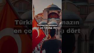 Türkiyede Namazın En Çok Kılındığı 4 İl sözlerköşkü hadis yer6 namaz [upl. by Trbor851]