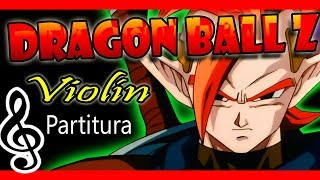 DRAGON BALL Z  🎻Tapion theme  VIOLIN PARTITURA  EL PUÑO DEL DRAGON [upl. by Ramoh44]