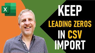 How to Keep Leading Zeros in Excel CSV Import [upl. by Isyak]