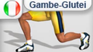 Come fare gambe e glutei  Esercizio Affondi inversi [upl. by Enaed535]