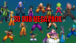 30 Sub Mega Sprite Pack  STICK NODES [upl. by Ioyal]