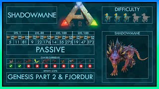 Shadowmane easy Tame with Trap  Abilities  Full Guide  Ark [upl. by Shaeffer]