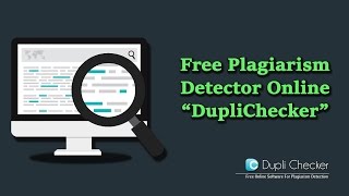 Free plagiarism detector online DaupliChecker  video tutorial by TechyV [upl. by Mohr989]