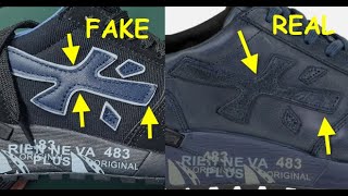 Premiata shoes real vs fake How to spot original Premiata sneakers [upl. by Aizan]