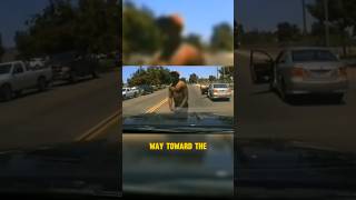 Road Rager Gets Instant Karma dashcam viral [upl. by Nnylarej816]