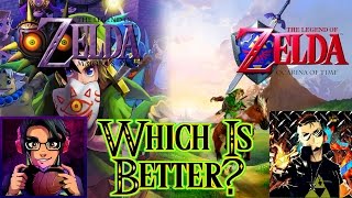 Which Zelda Game is Better Ocarina of Time Vs Majoras Mask  Feat ZeldaMaster [upl. by Ynnad651]