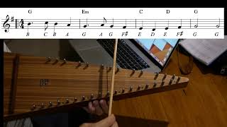 Kemps Jig  Psaltery tutorial [upl. by Dorn858]