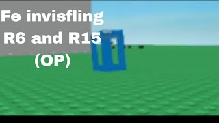 Roblox Fe Script Showcase  Fe invisfling R6 and R15 OP Fluxus and Hydrogen [upl. by Ellenrad]