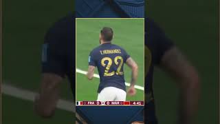 Theo Hernandez’s acrobatic goal puts France ahead early 🇫🇷  shorts worldcup france [upl. by Anitsej]