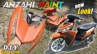 Mio i125 fairings DIY repaint using Anzahl paint quotStep by stepquot  𝘽𝙊𝘽𝙒𝙀𝙍𝙆𝙕 [upl. by Laven]