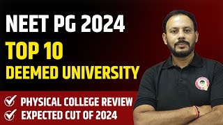 NEET PG 2024🔥Deemed university branch wise amp round wise cut off rank neet carrier shorts  NEET PG [upl. by Delamare]