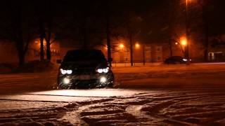 BMW 745li snow drift muffler delete [upl. by Safko]