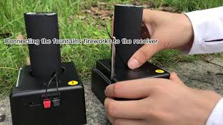 How To Use Fireworks Firing System Cold Pyro Fire Receiver [upl. by Herwig]