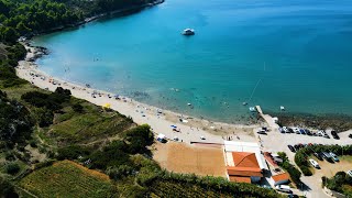 Plaža Vela Pržina 2024 Beach Vela Przina Lumbarda Korčula island Croatia [upl. by Reynard]