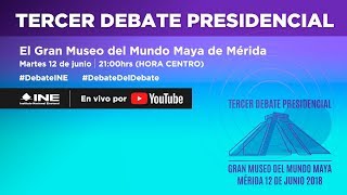 Tercer Debate Presidencial Elecciones2018 [upl. by Lugar]