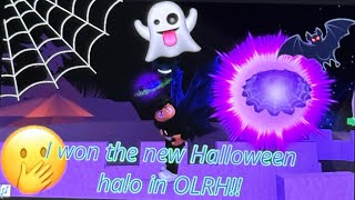 I WON THE NEW HALLOWEEN HALO IN OLD ROYALE HIGH LOBBIES 👻🎃 [upl. by Ottilie]