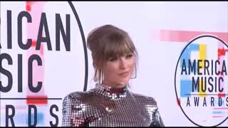 Taylor Swift in 2018 AMAs Red Carpet WATCH VIDEO [upl. by Georgianne]