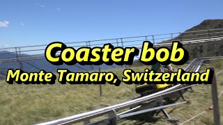 Coasterbob at Monte Tamaro Switzerland  Must try when in Switzerland [upl. by Yahc]