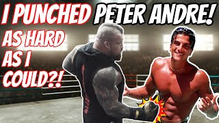 Eddie Hall PUNCHED Peter Andre HARD [upl. by Ev667]