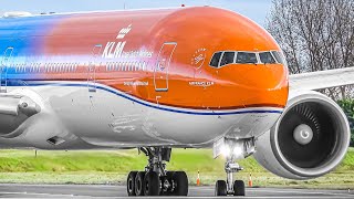 200 CLOSE UP TAKEOFFS and LANDINGS in 2 HOURS  Amsterdam Airport Schiphol Plane Spotting AMSEHAM [upl. by Attelrac]