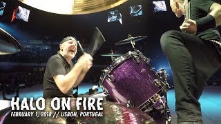 Metallica Halo On Fire Lisbon Portugal  February 1 2018 [upl. by Sutphin]