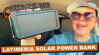 Will This Solve My Vanlife Power Issue  Latimeria Portable Solar Power Bank [upl. by Barnebas698]