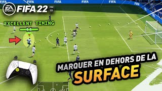 TUTO FIFA 22  Marquer à lExtérieur de la SURFACE Finition Synchronisée  LONG SHOT [upl. by Laurentia]