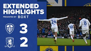 Extended highlights  Leeds United 32 Middlesbrough  EFL Championship [upl. by Calmas]