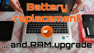 HP EliteBook Folio 9480M  Upgrading RAM amp Battery Replacement [upl. by Milano983]