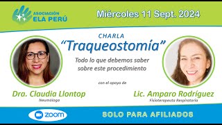 Charla Traqueostomía en la ELA  11 Sept2024 [upl. by Jona]