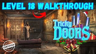 Tricky Doors Level 18 Egyptian Pyramids  Full Walkthrough  Lets play ♥ [upl. by Varhol232]