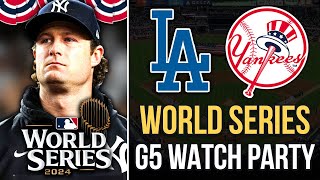 YANKEES VS DODGERS WATCH PARTY  WORLD SERIES GAME 5 [upl. by Dorcia405]