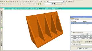 ANALYSIS OF COUNTERFORT RETAINING WALL USING STAAD PRO [upl. by Ahsilrak631]