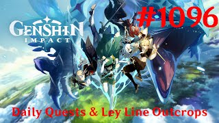 Genshin Impact Walkthrough Part 1096  Daily Quests amp Ley Line Outcrops 166 No Commentary [upl. by Gillmore737]