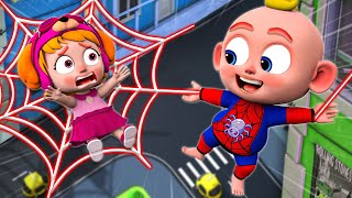 Baby Spider Man Rescue 🤩 My Mommy Is A Superhero  Baby Songs  Nursery Rhymes amp Toddler Songs [upl. by Darlleen]